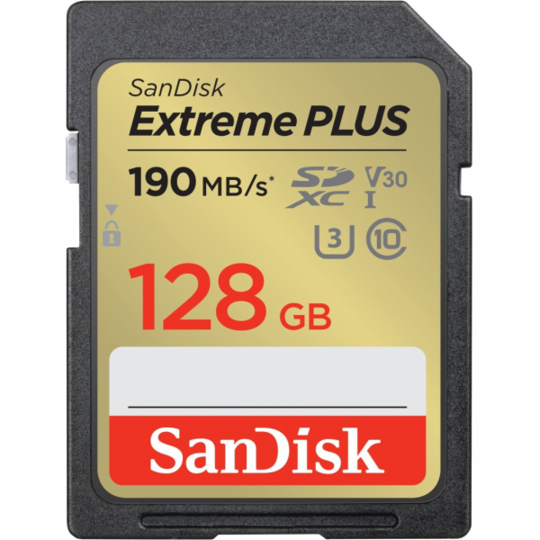 SanDisk SDXC UHS-I U3 128GB SDSDXWA-128G-GNCIN 190MB/s UHS-I U3 Class 10