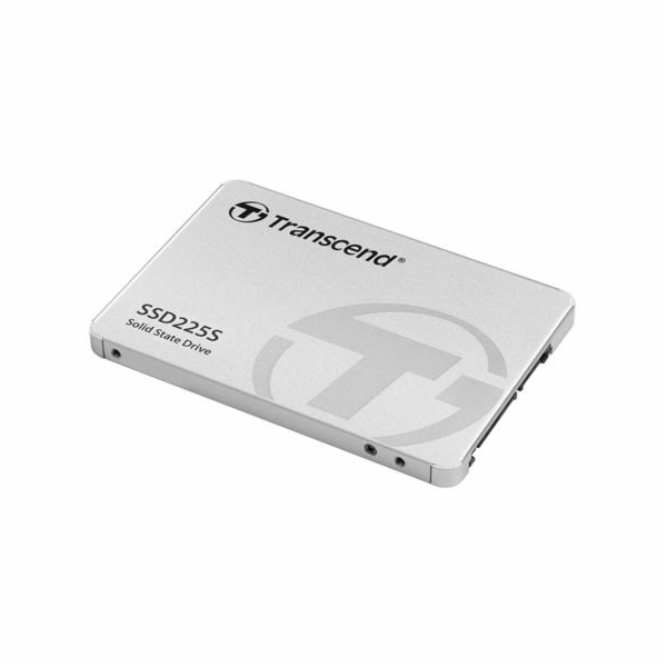 Transcend SSD225S 250GB, TS250GSSD225S TRANSCEND SSD225S 250GB SSD disk 2.5 SATA III 6Gb/s, 3D TLC, Aluminium casing, 500MB/s R, 330MB/s W, stříbrný