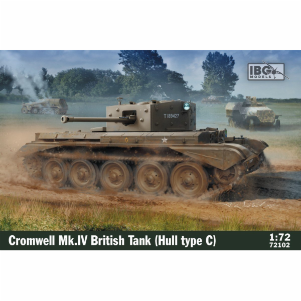 Plastikový model britského tanku Cromwell Mk.IV (trup typu C)