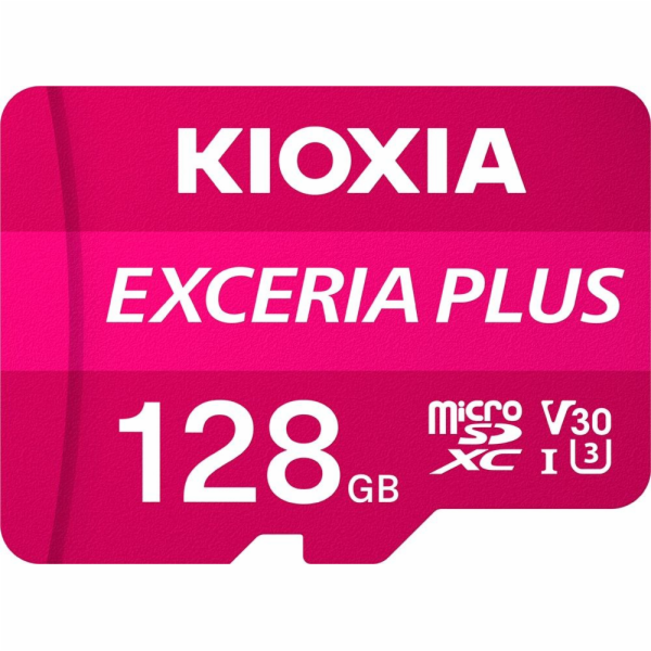 SDHC 128GB micro paměťová karta Kioxia EXCERIA PLUS M303, UHS-I (U3) V30 (100MB/s) Class 10 +adaptér