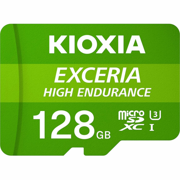 SDXC 128GB micro Kioxia EXCERIA HIGH ENDURANCE M303E, UHS-I (U3) V30 (100MB/s) Class 10 + adaptér