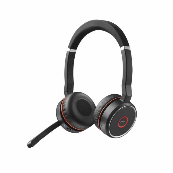 Jabra Evolve 75 MS Wireless On-Ear Headset with Charger