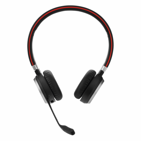 Jabra bezdrátová náhlavní souprava Evolve 65 SE, Link 380a, stereo, nabíjecí stojánek, MS