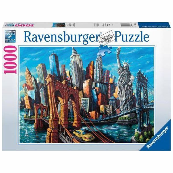 Puzzle Ravensburger 1000 ks. Vítejte v New Yorku