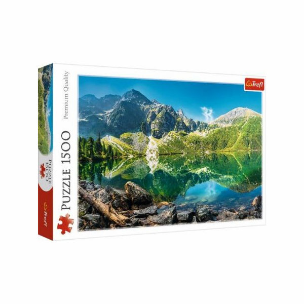 Puzzle 1500 dílků Jezero Oeschinen, Alpy