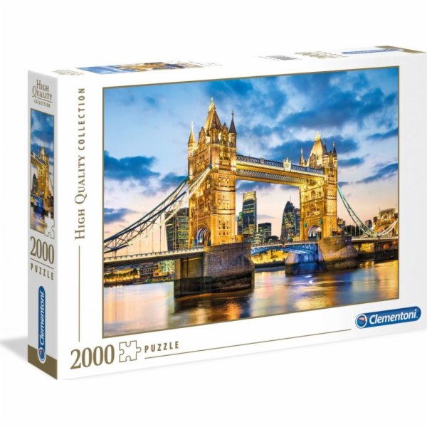 Puzzle 2000 dílků HQ Tower Bridge za soumraku