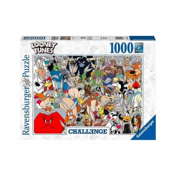 Ravensburger 2D Puzzle 1000 dílků Looney Tunes Challenge