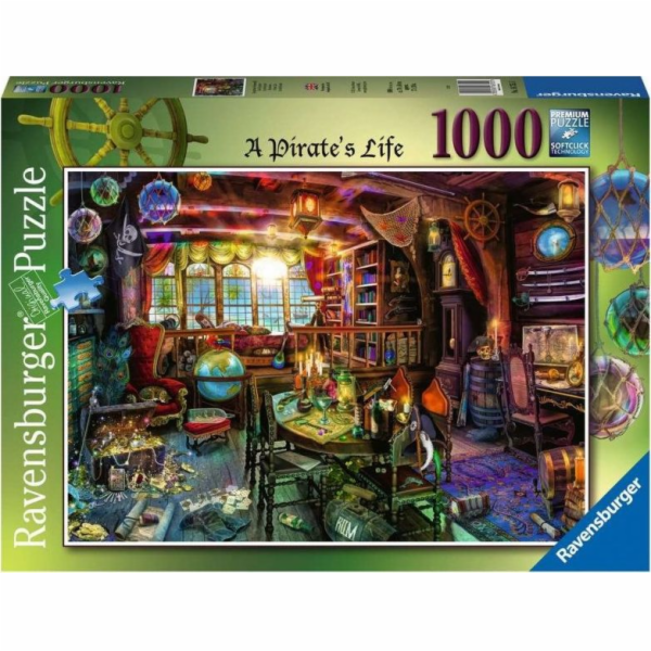 Ravensburger 2D puzzle 1000 dílků Pirátský život