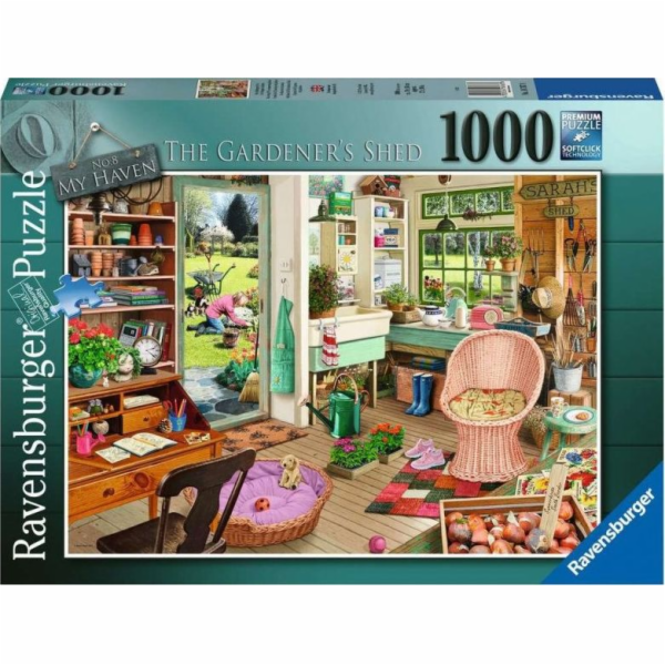 Ravensburger 2D Puzzle 1000 dílků Zahradní kůlna