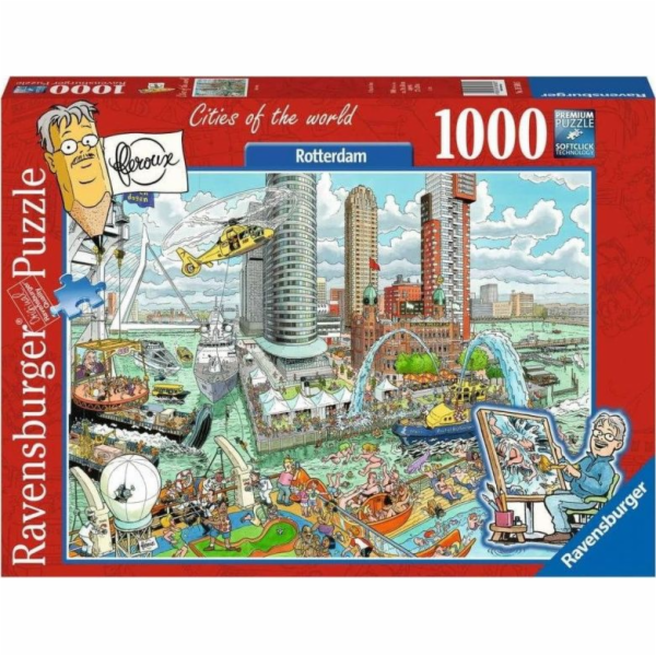 Puzzle Ravensburger 2D 1000 dílků Rotterdam