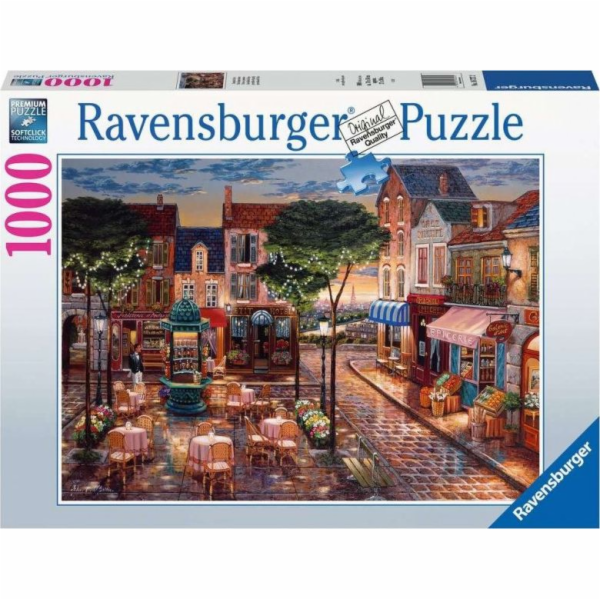 Ravensburger Puzzle 2D 1000 dílků Malovaná Paříž
