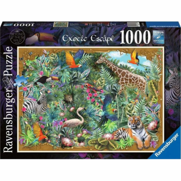 Ravensburger 2D Puzzle 1000 dílků Hluboko v divočině