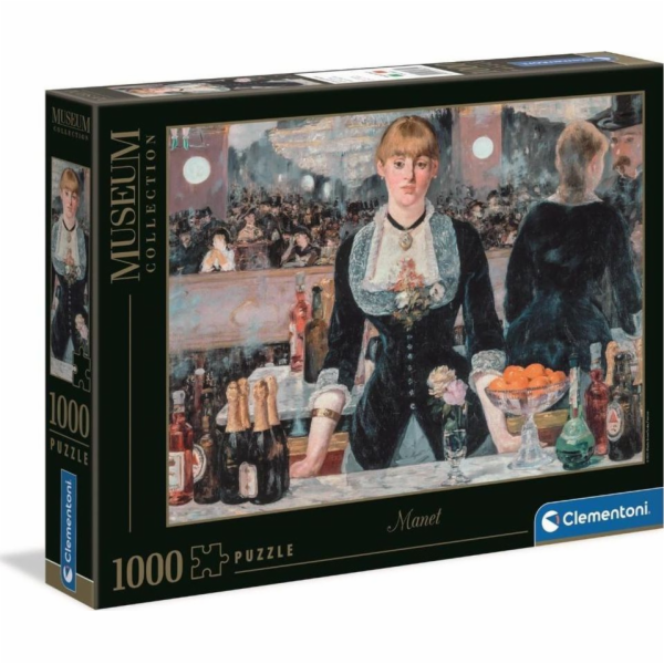 Puzzle 1000 dílků Museum Manet, A Bar at Folies-BergereJatte