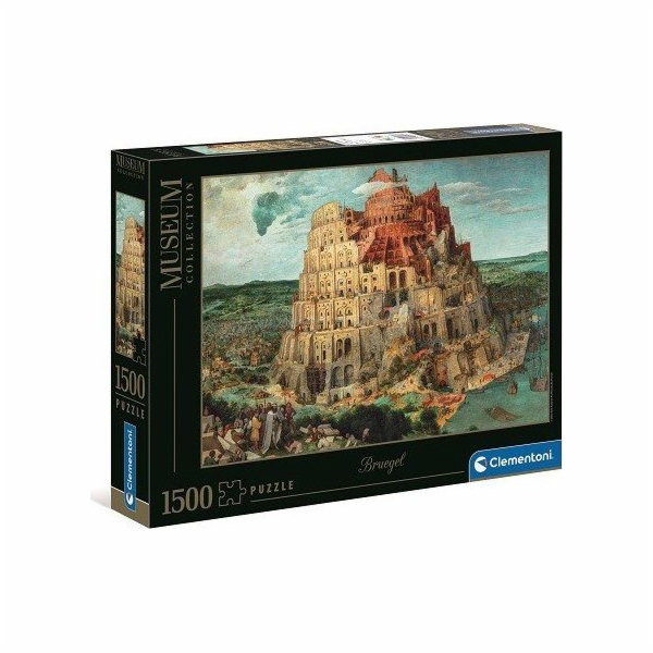 Puzzle 1 500 dílků Muzeum Bruegel, Babylonská věž