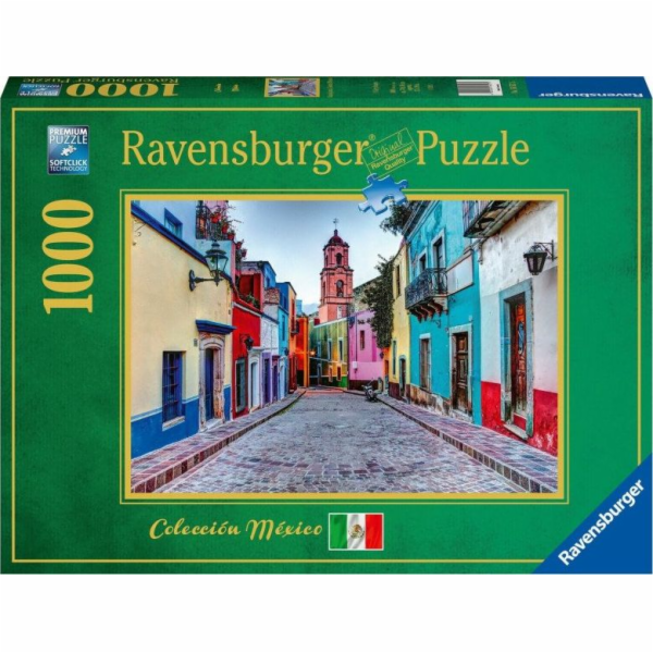 Ravensburger 2D Puzzle 1000 dílků Ulice v Mexiku