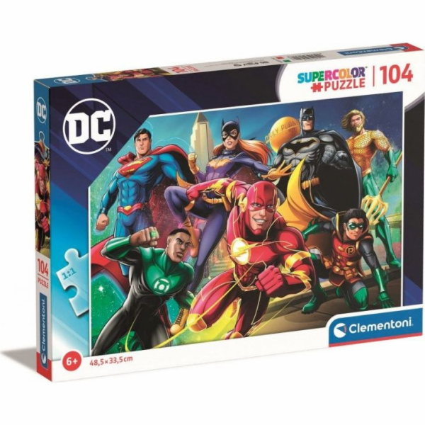 Puzzle 104 dílků Super Color DC Comics