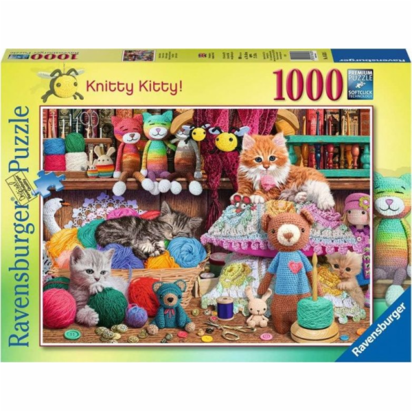 Ravensburger Puzzle 2d 1000 Elements Tangled Kittens