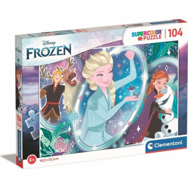 Clementoni Puzzle 104 dílků Super Color Frozen 2