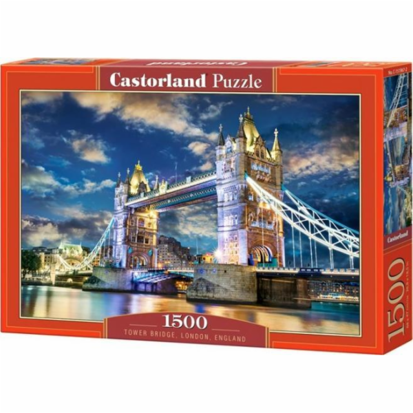 Castorland Puzzle 1500 Tower Bridge, Londýn, Anglie Castor