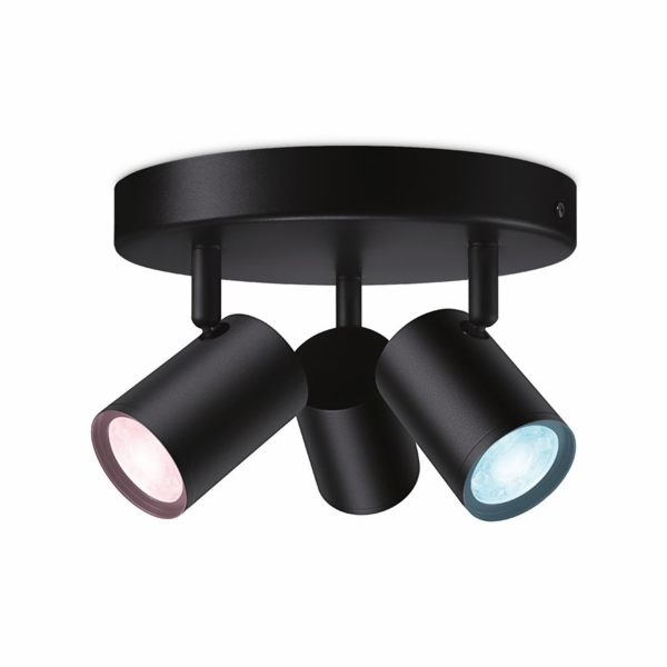 WiZ IMAGEO 3x einstellbarer Spot runde Platte, LED-Leuchte