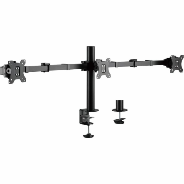 LOGILINK BP0107 Triple monitor mount 17–27inch arm length adjustable