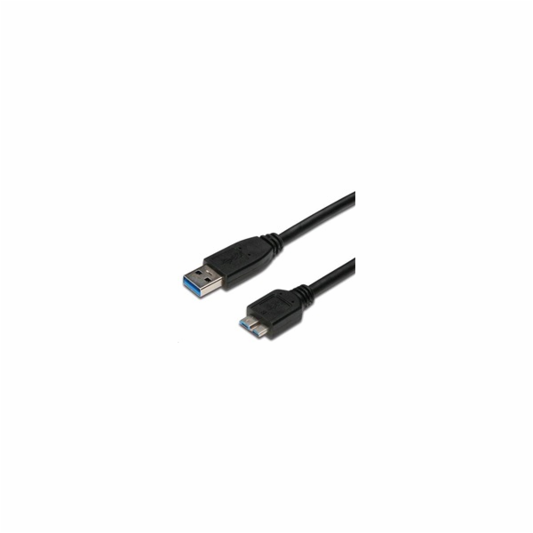 PREMIUMCORD Kabel USB 3.0 A - Micro B 2m, propojovací (M/M)