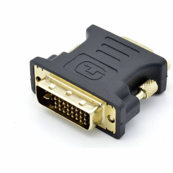 Adaptér DVI M - VGA F pozlacený, 24 + 5/15 pin