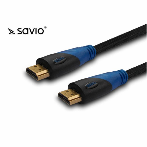 Elmak HDMI - HDMI kabel 5m černý (SAVIO CL-49)