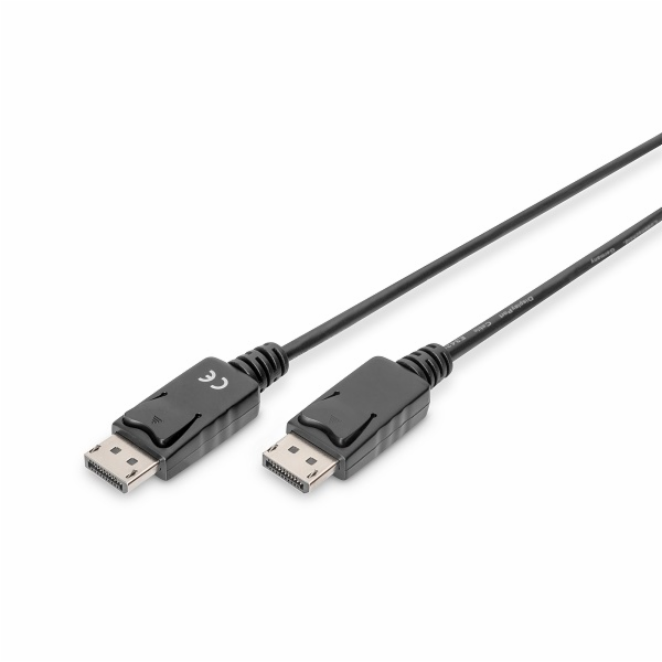 ASSMANN DisplayPort connection cable DP M/M 5.0m w/interlock DP 1.1a conform bl