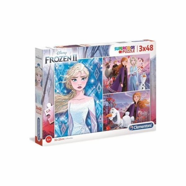 Clementoni Puzzle 3x48el Frozen 2 25240