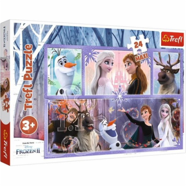 Trefl Puzzle Svět plný kouzel Frozen 2 24 Maxi el.