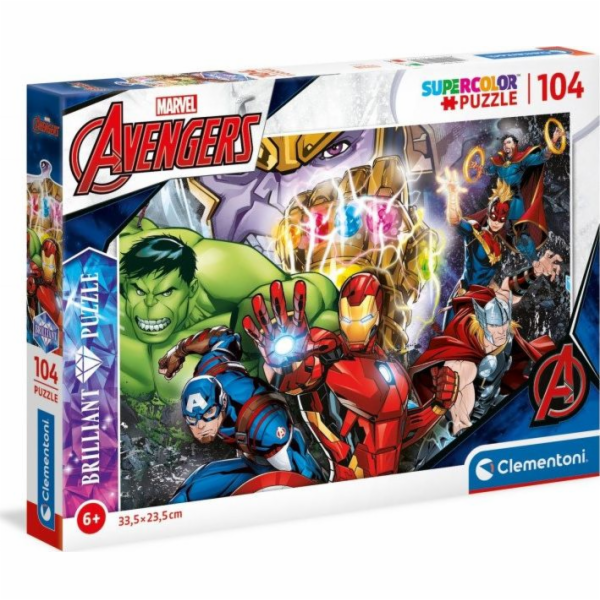 Puzzle 104 elementy Marvel