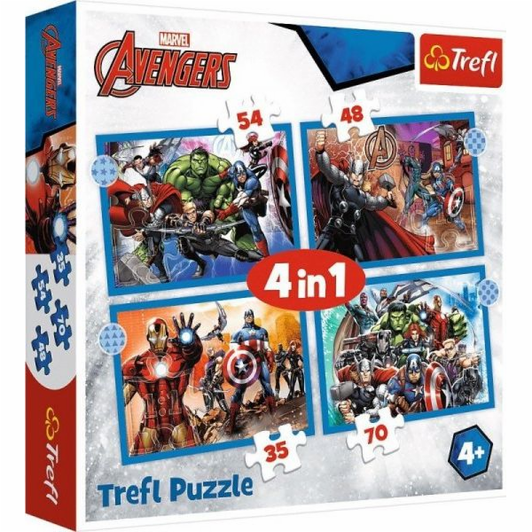 Puzzle 4v1 Brave Avengers