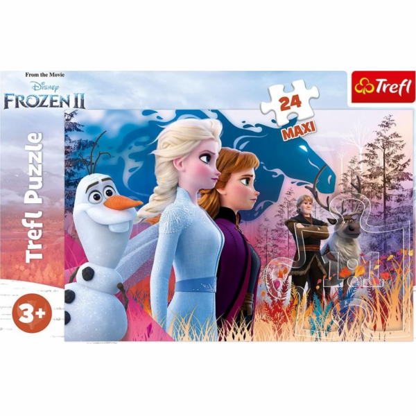 Puzzle 24 prvků MAXI Frozen 2 - Kouzelná cesta