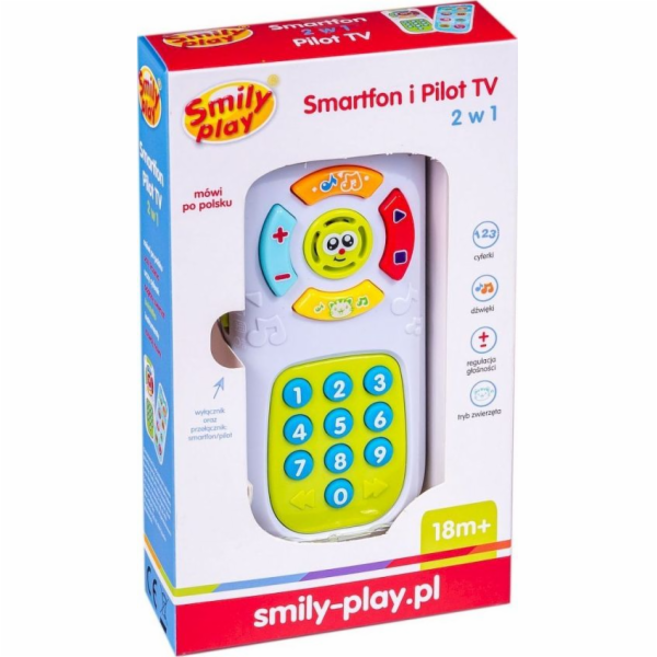 Dálkové ovládání smartphonu a televize Smily Play 2v1