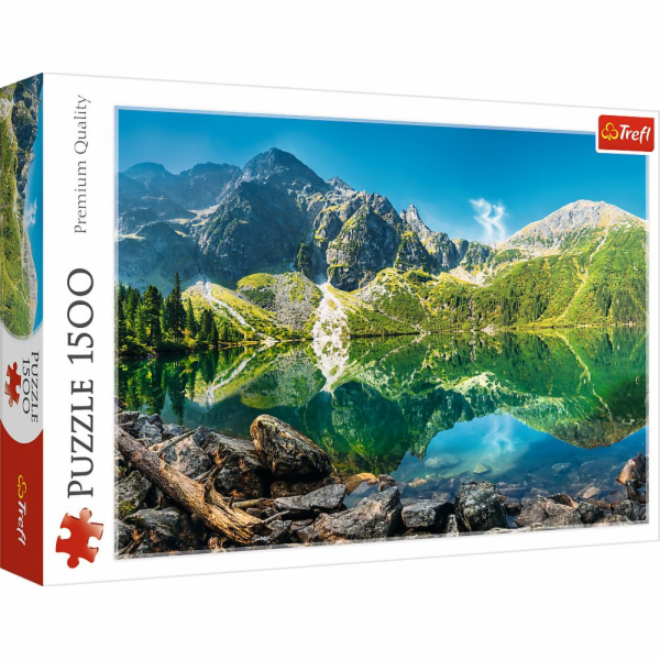 Puzzle 1500 dílků Jezero Morskie Oko Tatry Polsko