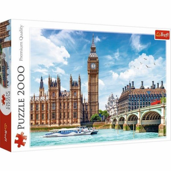 Trefl Puzzle 2000 dílků - Big Ben Londýn Anglie