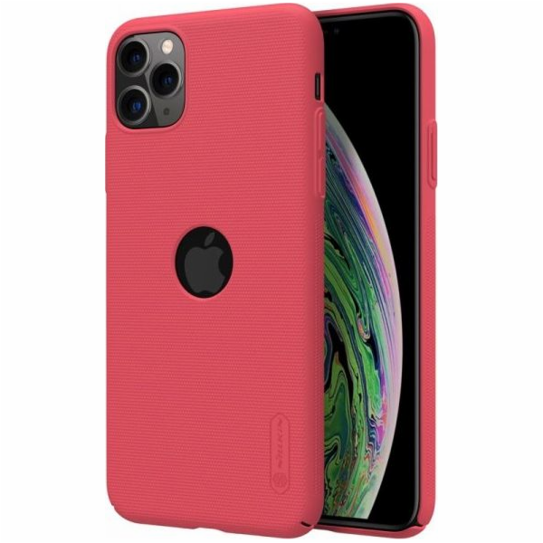 Pouzdro Super Frosted Shield Apple iPhone 11 Pro Max (s výřezem loga) světle červené