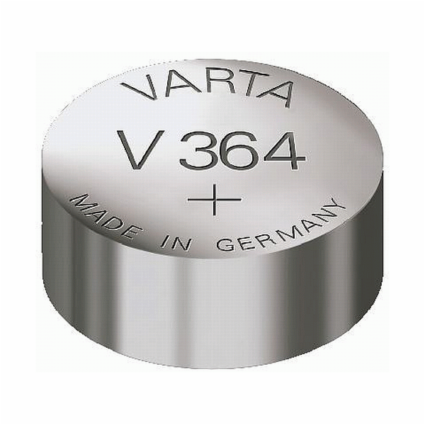 Varta Silberoxid-Knopfzelle 364, Batterie