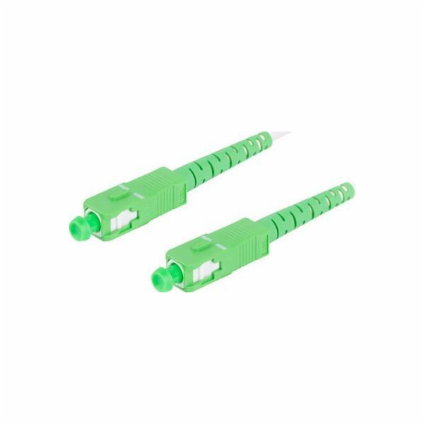 Propojovací kabel z optických vláken Sm Sc / Apc-Sc / Apc Simplex 3,0 mm 5M bílý