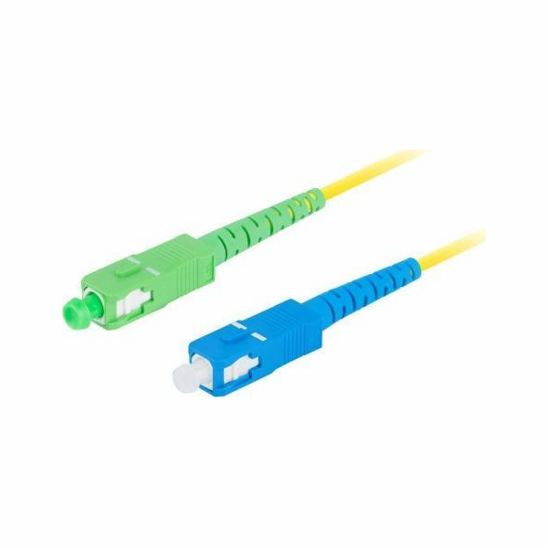 Propojovací kabel z optických vláken Sm Sc / Apc-Sc / Upc Simplex 3,0 mm 2M žlutý