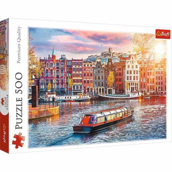 Puzzle 500 dílků v Amsterdamu Nizozemsko