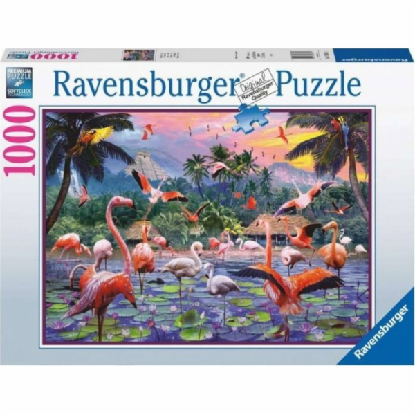 Ravensburger Pink Flamingos 1000 Pieces