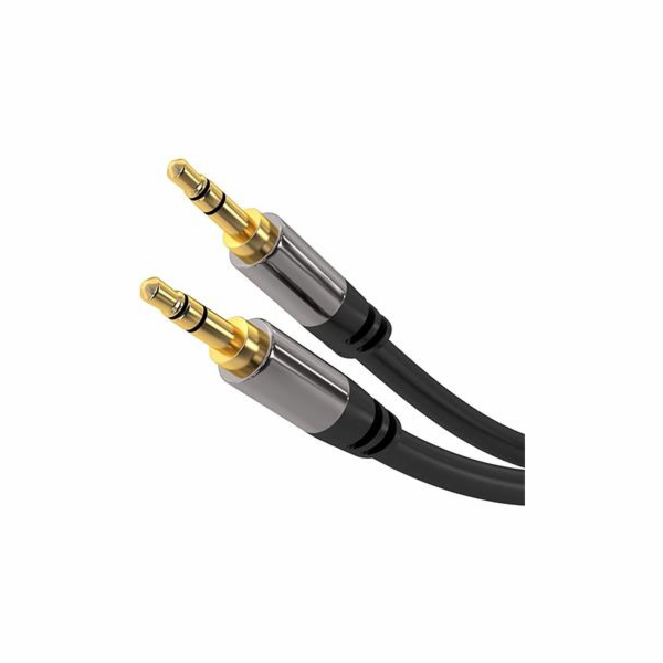 PREMIUMCORD kabel, Jack 3.5mm - Jack 3.5mm M/M 1,5m