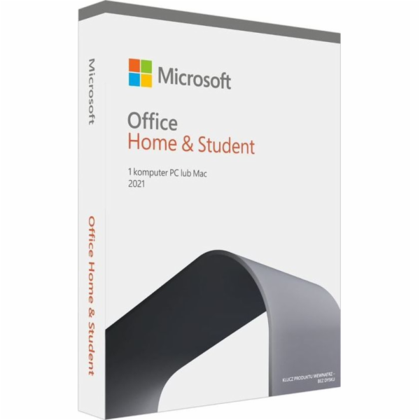 MS Office Home and Student 2021 Polish P8 EuroZone 1 License Medialess (PL)