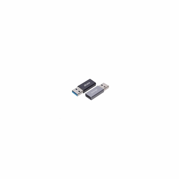 AKASA adaptér USB3.1 Gen2 Type-C na Type-A (F/M), 2ks v balení