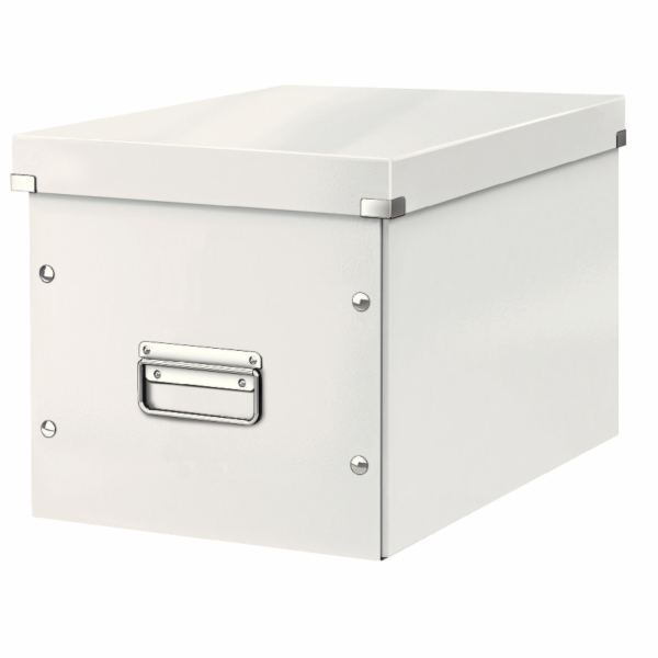 LEITZ Čtvercová krabice Click&Store, velikost L (A4), bílá