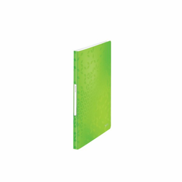 LEITZ Katalogová kniha WOW, PP, 20 kapes, zelená