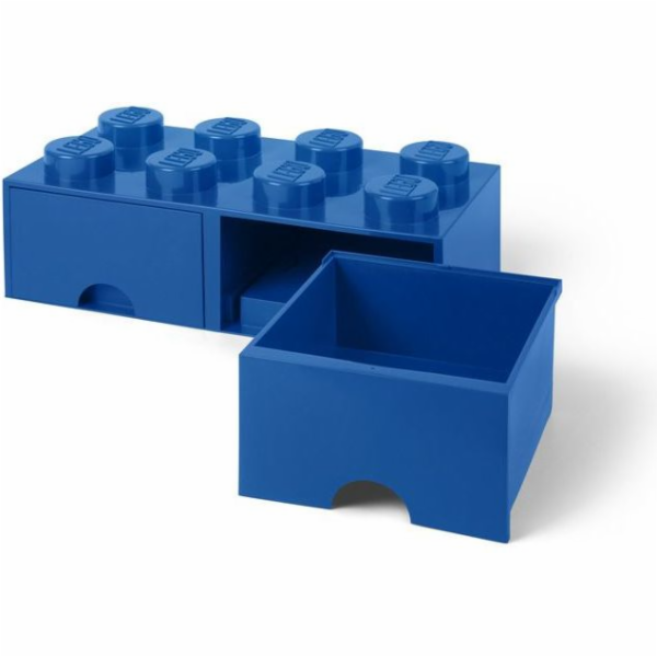 LEGO Brick Drawer 8 blau, Aufbewahrungsbox