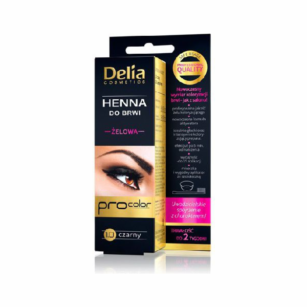 Delia Henna gel na obočí 1.0 černá